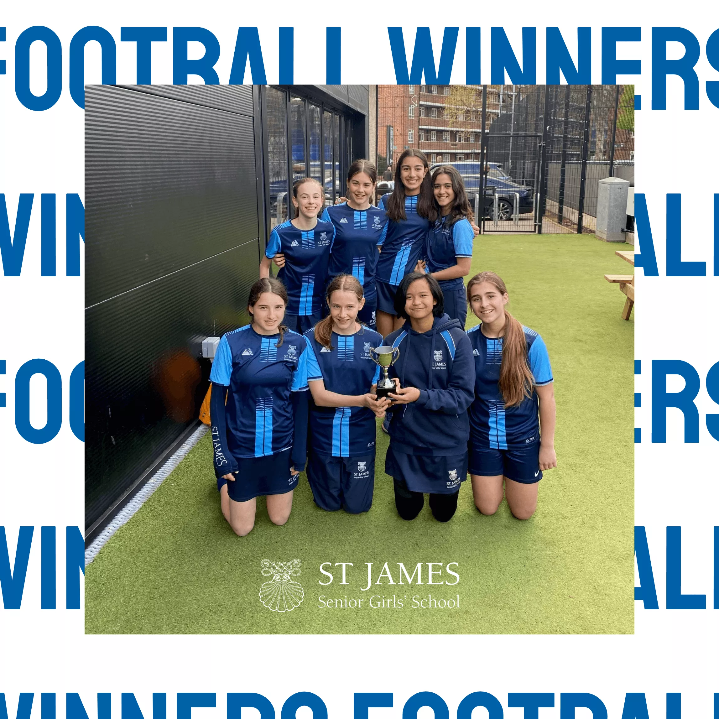 Our St James Senior Girls’ School Football team is on a winning streak!